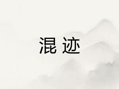 混迹