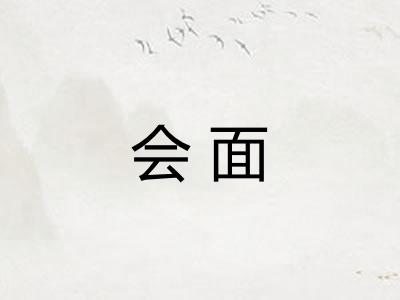 会面 会面
