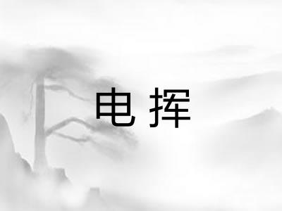 电挥