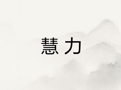 慧力