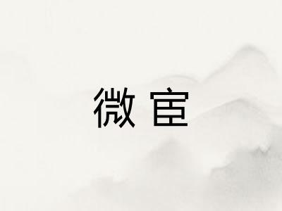 微宦