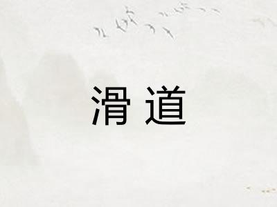 滑道