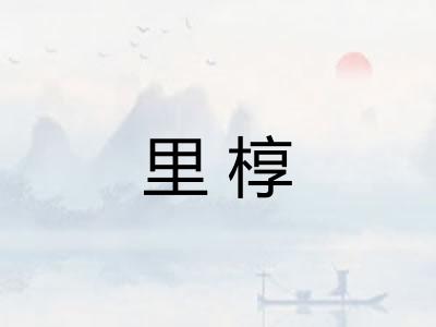 里椁