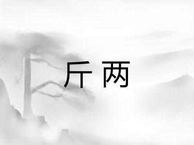 斤两