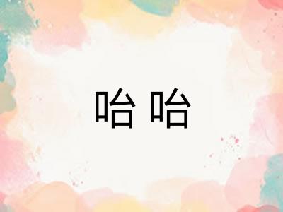咍咍