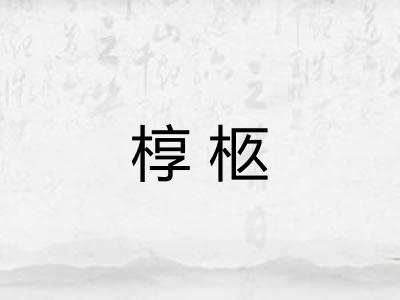 椁柩