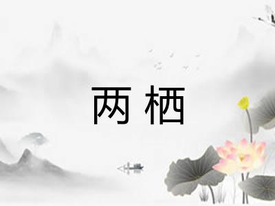 两栖