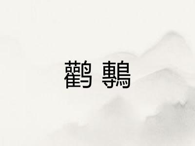 鹳鷒