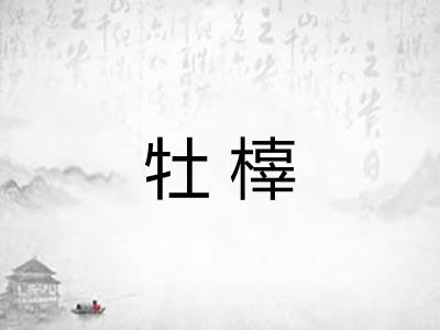 牡橭