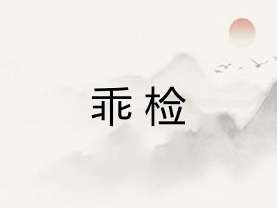 乖检