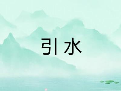 引水