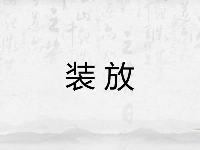 装放