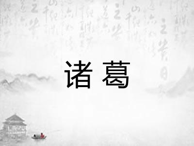 诸葛