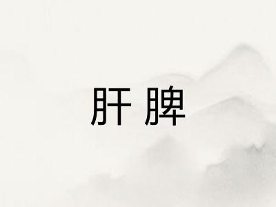 肝脾