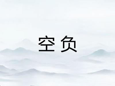 空负