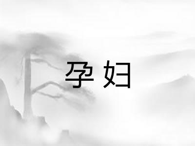 孕妇 孕妇