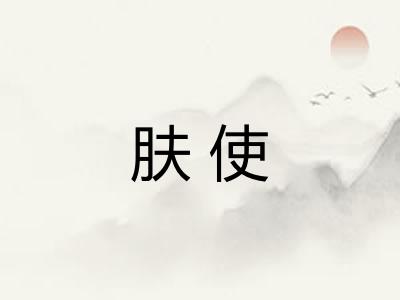 肤使
