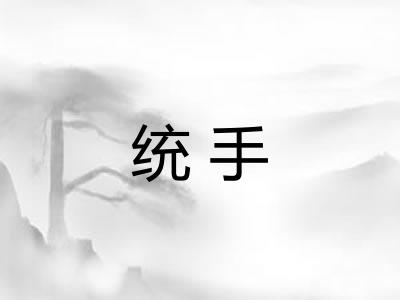 统手 统手
