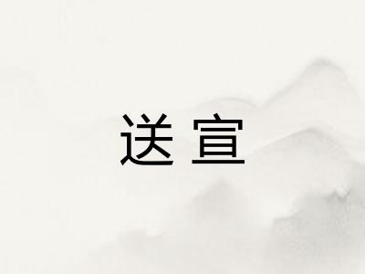 送宣