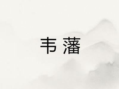 韦藩