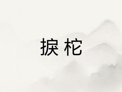 捩柁