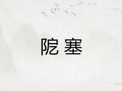 阸塞