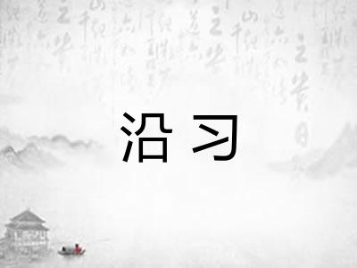 沿习