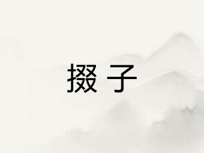 掇子
