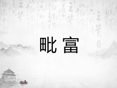 毗富