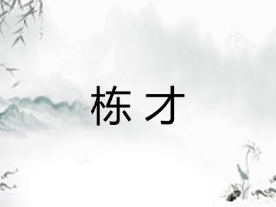 栋才