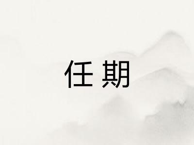 任期