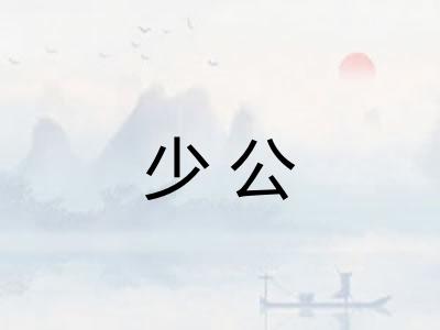 少公