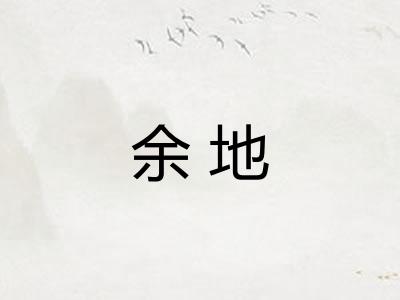 余地