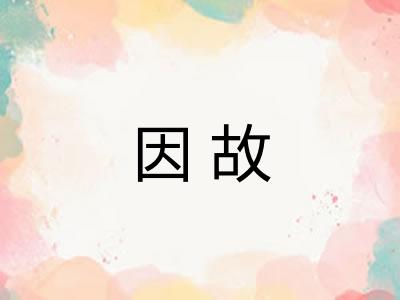 因故