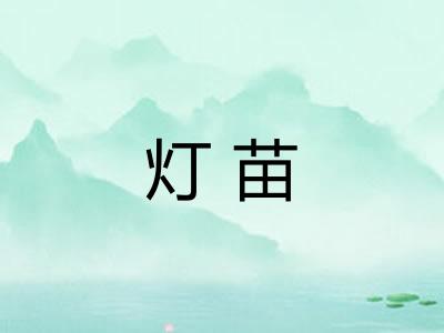 灯苗