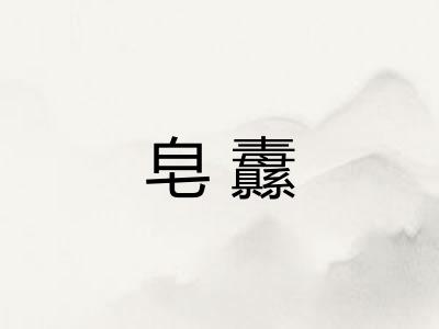皂纛