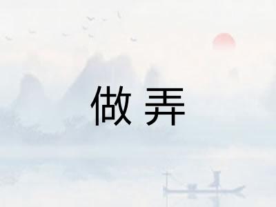 做弄