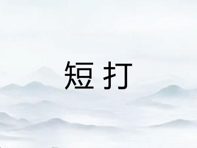 短打