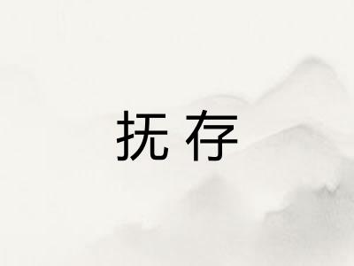 抚存
