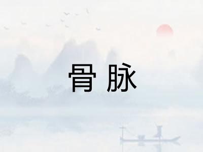 骨脉