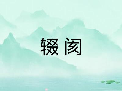 辍阂