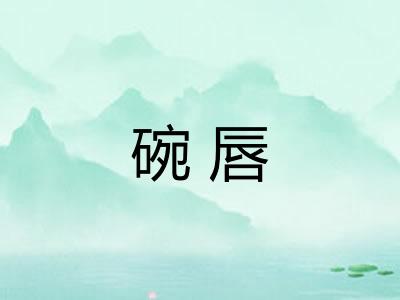 碗唇
