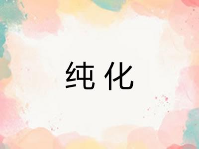 纯化