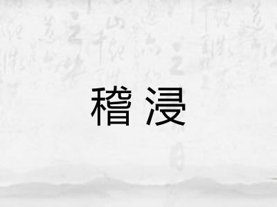 稽浸