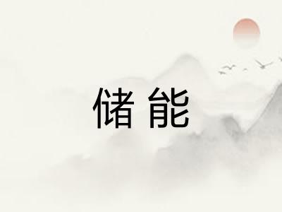 储能