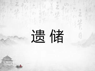 遗储