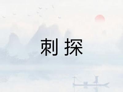 刺探