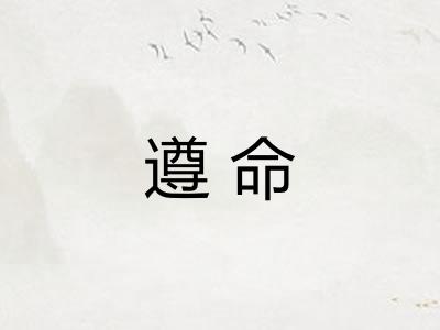 遵命