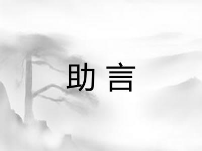 助言