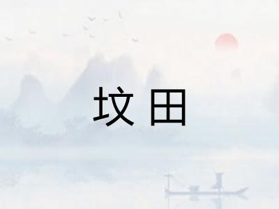 坟田